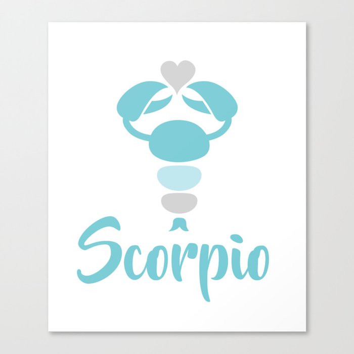 Scorpio Oct 23 Nov 21 Water Sign Zodiac Symbols Canvas Print By Thewishdesigns Society6 People under the scorpio sign are vigorous and possessive; scorpio oct 23 nov 21 water sign zodiac symbols canvas print by thewishdesigns