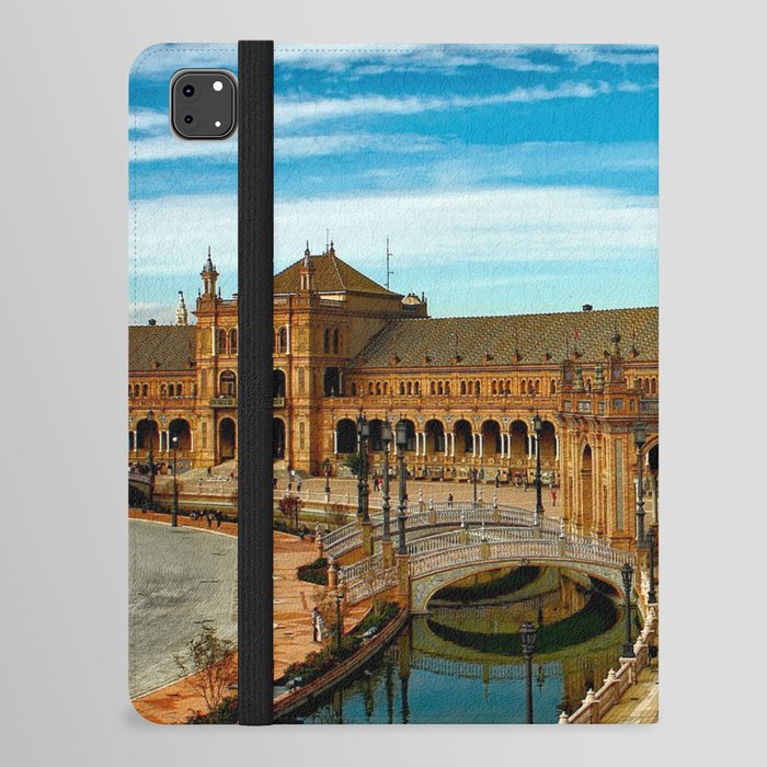 Spain Photography - Historical Landmark In Seville iPad Folio Case