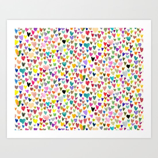 Love the world Art Print