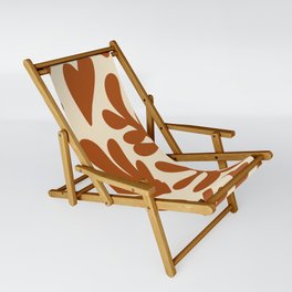 Matisse cutouts burnt orange Sling Chair