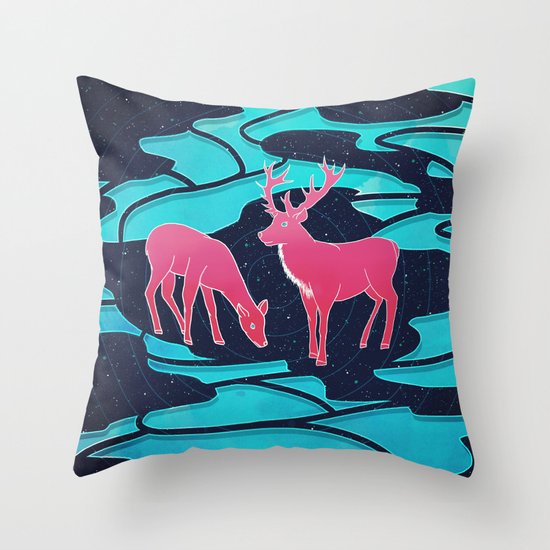 Negative Space Throw Pillow