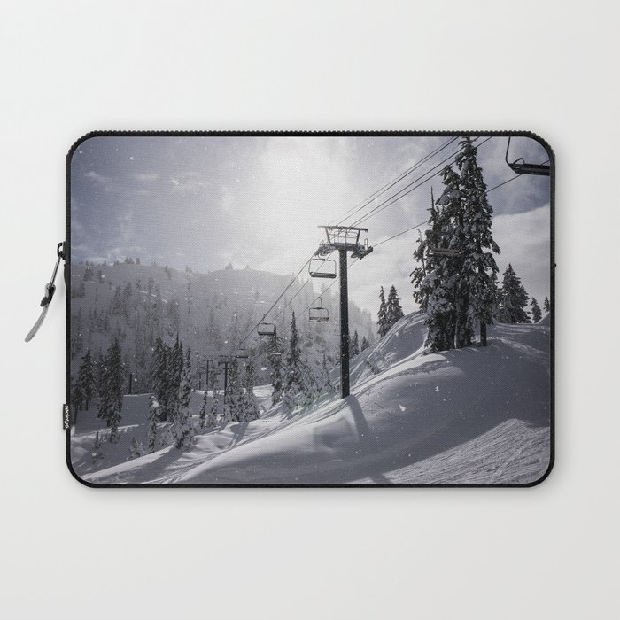 Mt Baker Ski Lift Laptop Sleeve