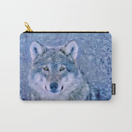 Winter Wolf Carry-All Pouch