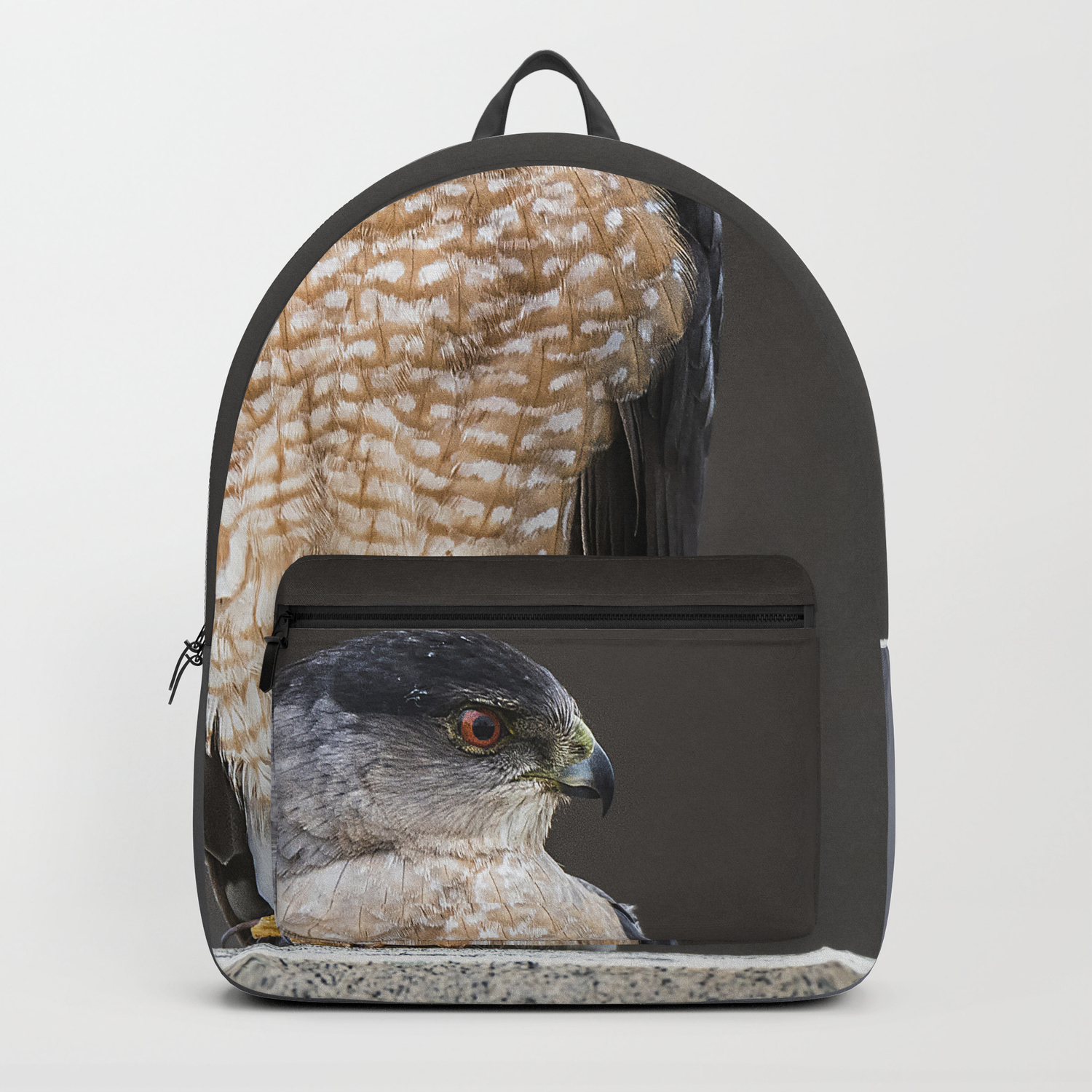 hawk bag red and gray