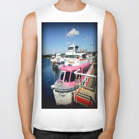 Think Pink! Biker Tank