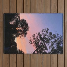 Sunset in Pink Outdoor Rug