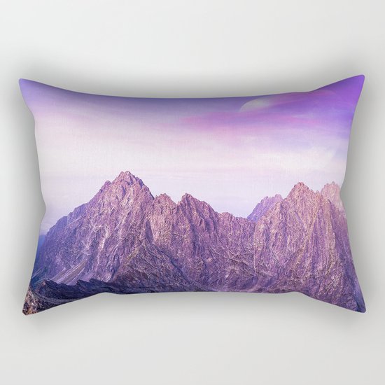 Purple Range Rectangular Pillow