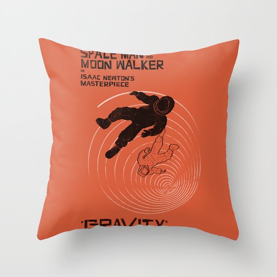 GRAVITY Throw Pillow