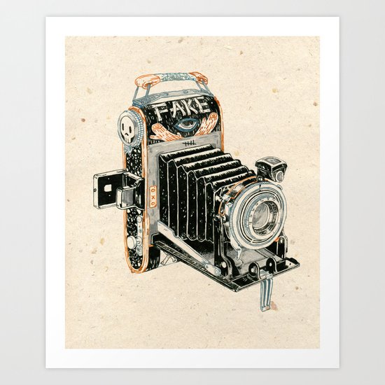 Fake Eye Art Print