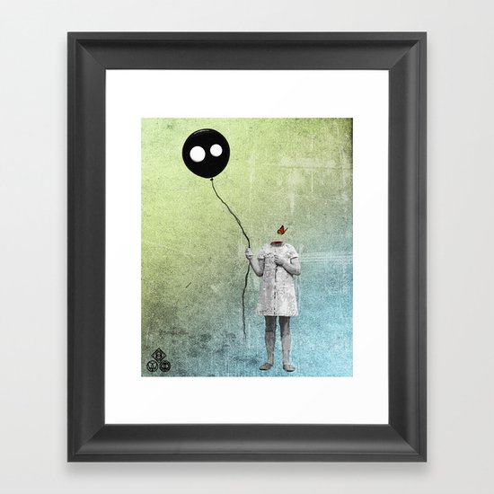 not letting go Framed Art Print