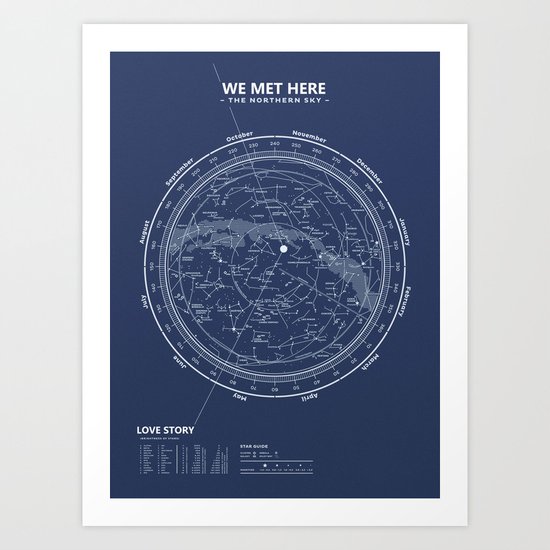 LOVE STORY Art Print