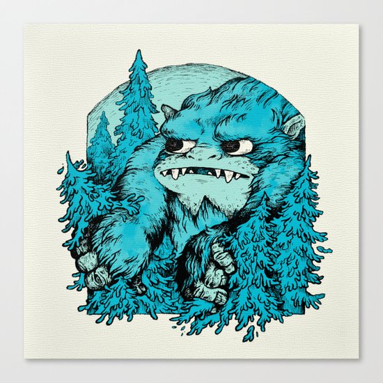 Yeti Canvas Print