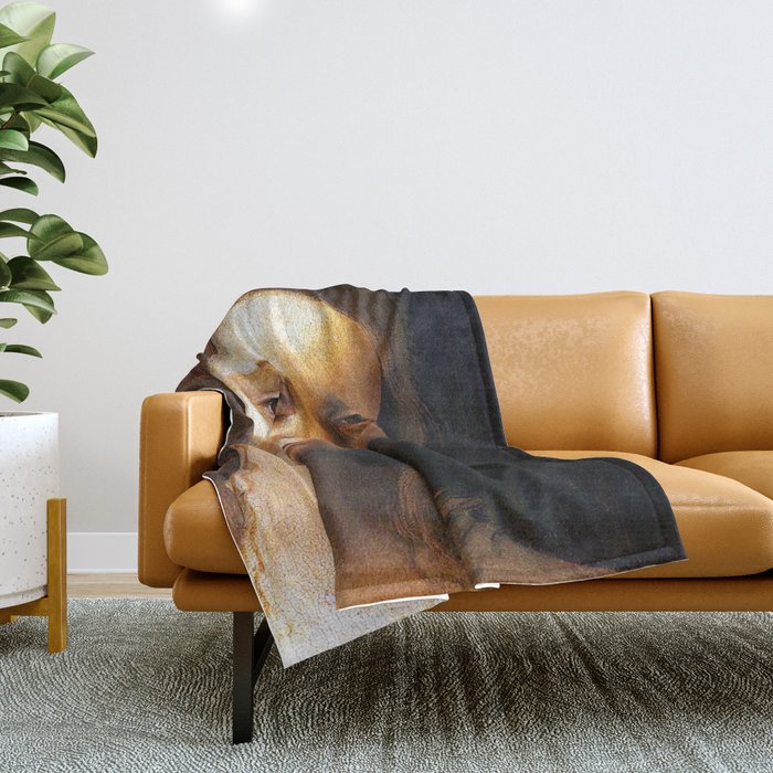 Lorenzo Costa Portrait of Venus Throw Blanket