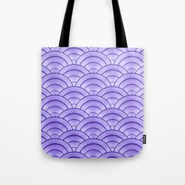 Bold Lavender Art Deco Arch Pattern Tote Bag
