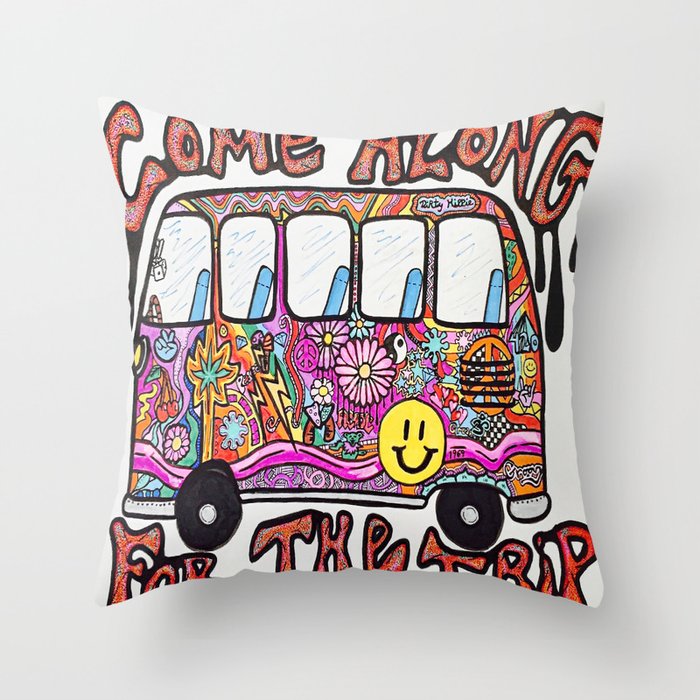 Come Along for the Trip Throw Pillow
