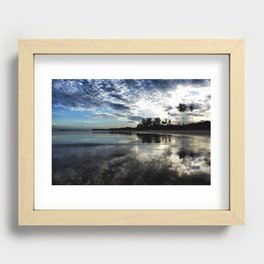Sun and sea Recessed Framed Print
