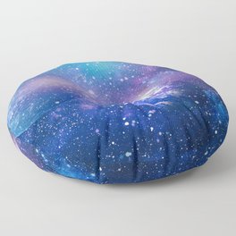 planets, stars and galaxies in outer space showing the beauty of space exploration. Floor Pillow