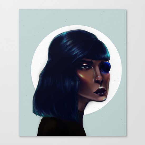 Mod Monocle Canvas Print