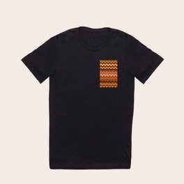 8-Bit Ikat Pattern – 60s Palette T Shirt