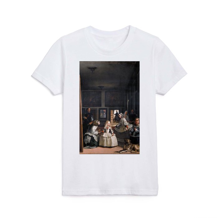 Diego Velazquez, Las Meninas, 1656 Masterpiece, Wall Art, Prints, Posters, Tshirts, Men, Women, Kids Kids T Shirt