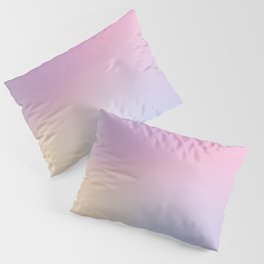 Pastel Unicorn Iridescent Soft Blur Mesh Background Pattern  Pillow Sham