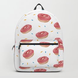 Cute Doughnut Print Seamless Pattern Backpack