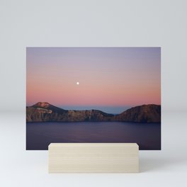 Crater Lake Sunset Mini Art Print