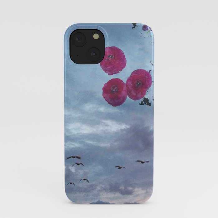 Floating Flowers iPhone Case