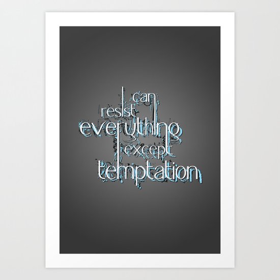 Temptation Art Print