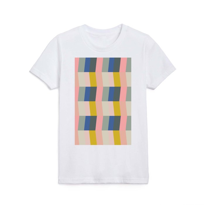 Shapes and Color Pattern 102 Kids T Shirt