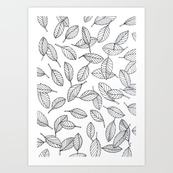 Leaves Art Print