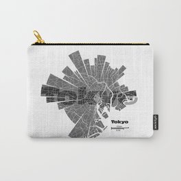Tokyo Map Carry-All Pouch