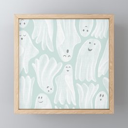 Gossamer Ghosts - soft blue Framed Mini Art Print