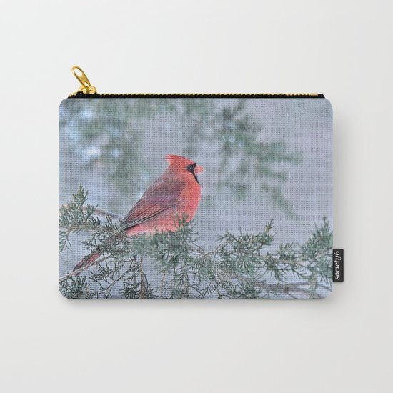 Sleet Cardinal Carry-All Pouch