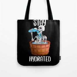Stay Hydrated | Water Skeleton Tote Bag