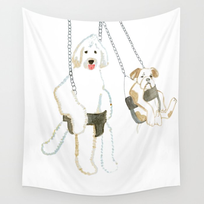 Hanging out Wall Tapestry