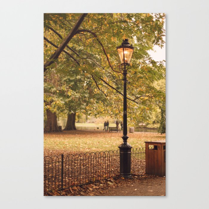 Autumn in a London park | Travel photography  Canvas Print