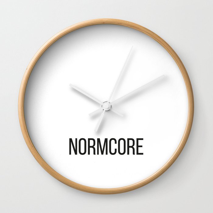 NORMCORE Wall Clock