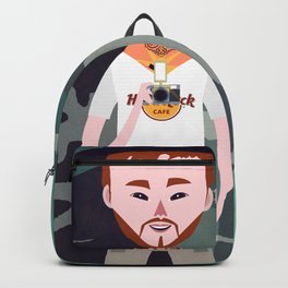 LEO Backpack | Drawing, Gingerboy, Colorado, Digital, Leo, Dog, Portrait, Lightblue, Chowchow, Gay 