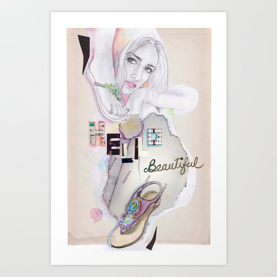 Hello, beautiful! Art Print