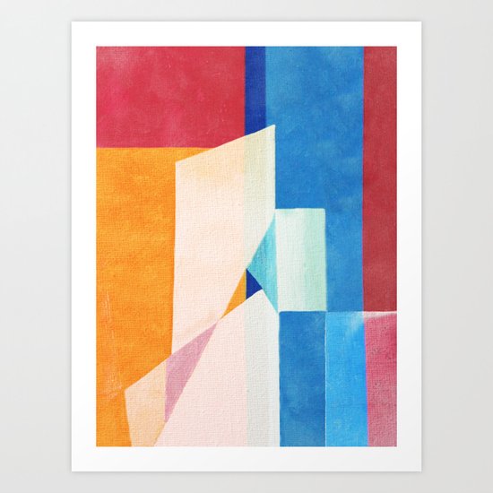 Sailing With Torn Sails Art Print