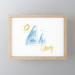 Getaway Framed Mini Art Print