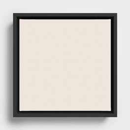 Modest Tan Framed Canvas