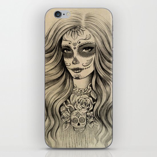 Sugar Skull iPhone & iPod Skin