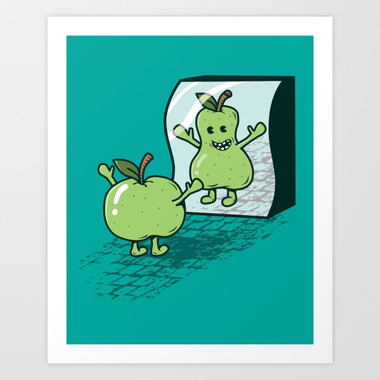 I wish I were... Art Print