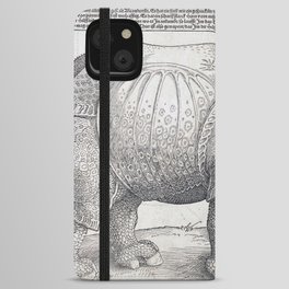 Dürer's Rhinoceros iPhone Wallet Case