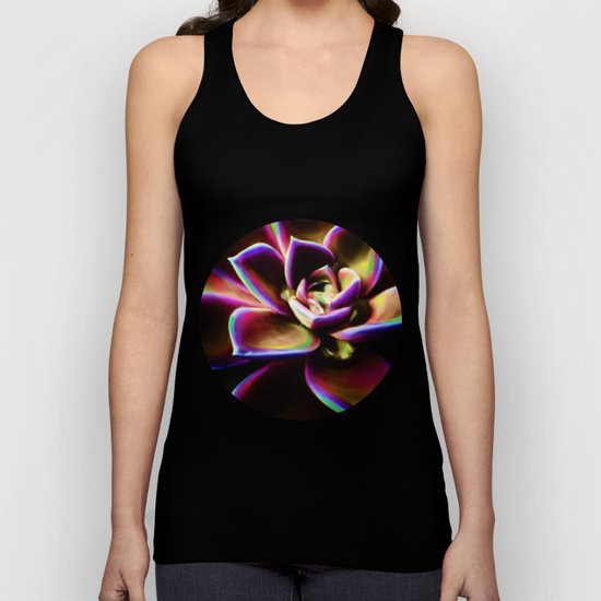 RAINBOW SUCCULENT Unisex Tank Top