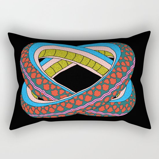 Never Falling Off Rectangular Pillow