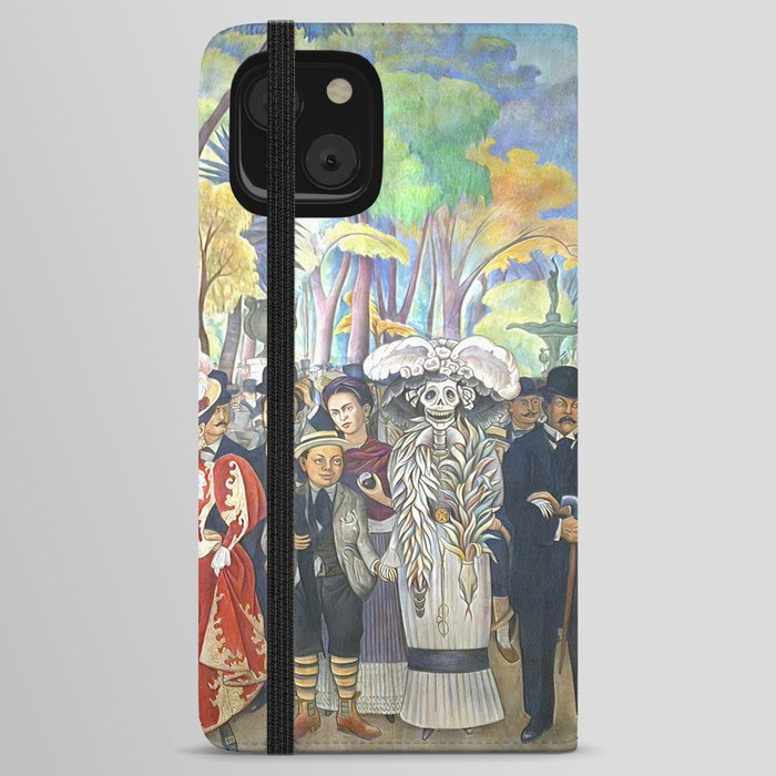 Diego Rivera Murals of the National Palace II iPhone Wallet Case