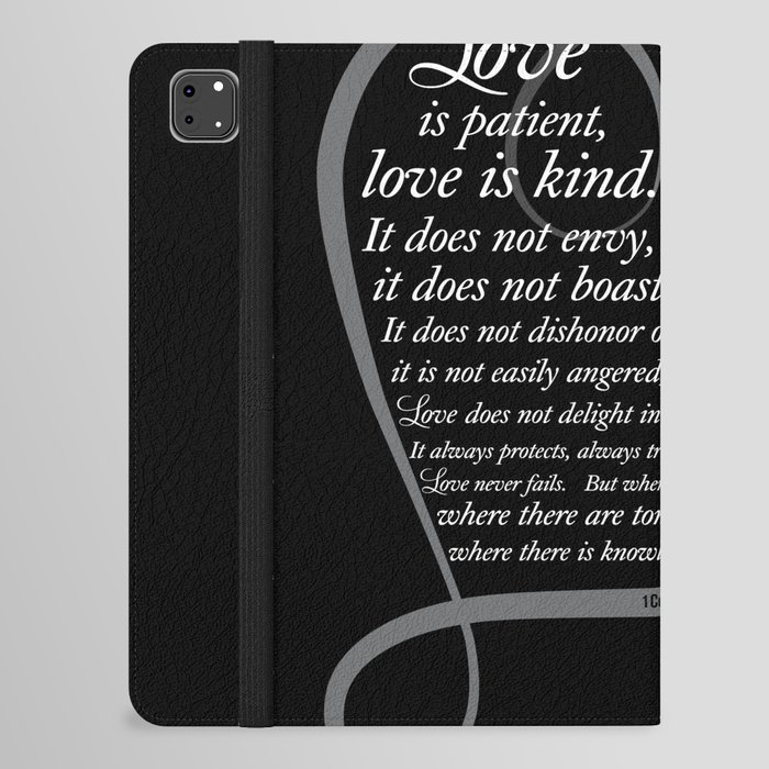 Love is the Message 2 iPad Folio Case